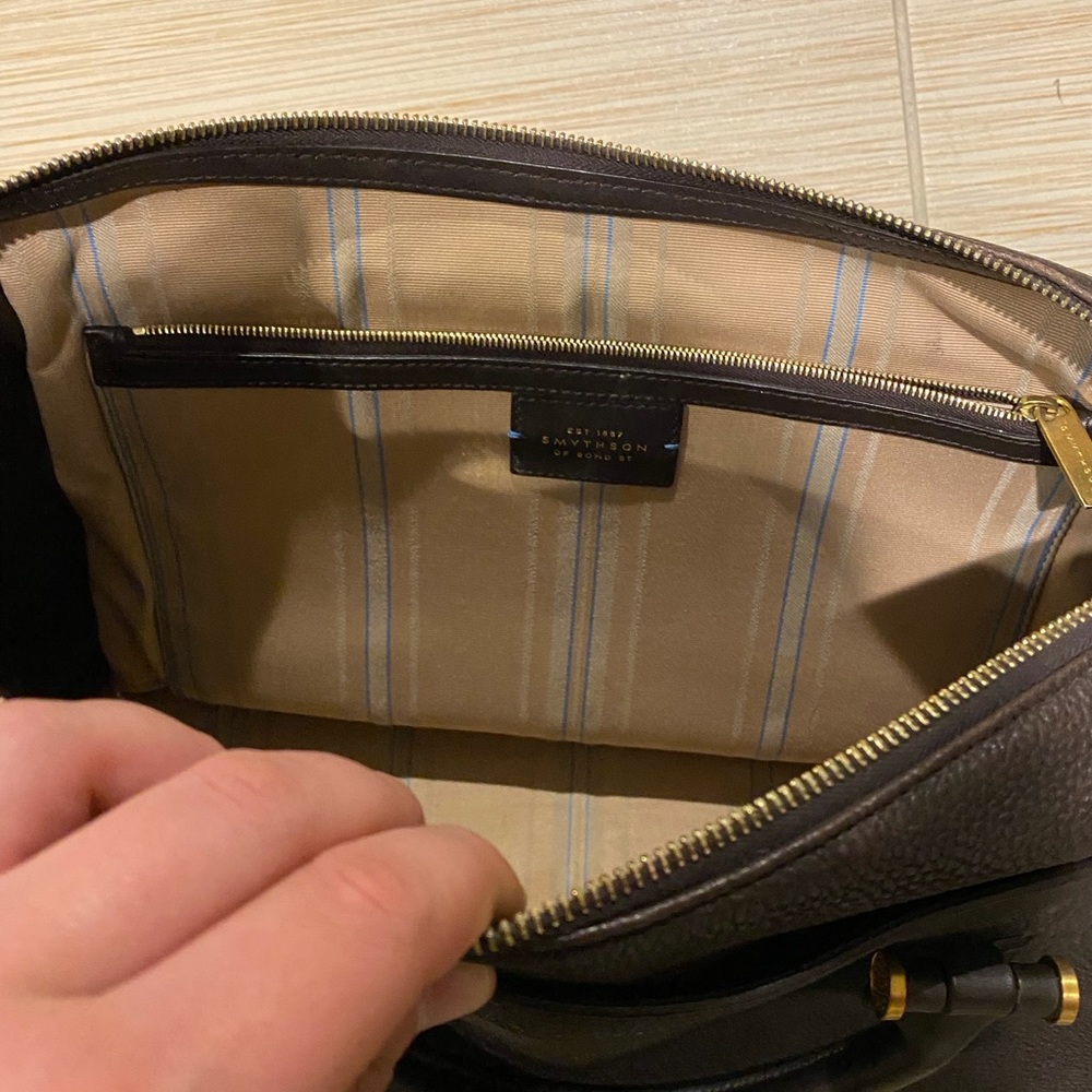 Smythson Tote Eliot Collection Hobo Bag - Picture 4 of 16